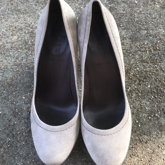 J. Crew Made in Italy shimmer nude heels size 7.5 - Picture 8 of 8
